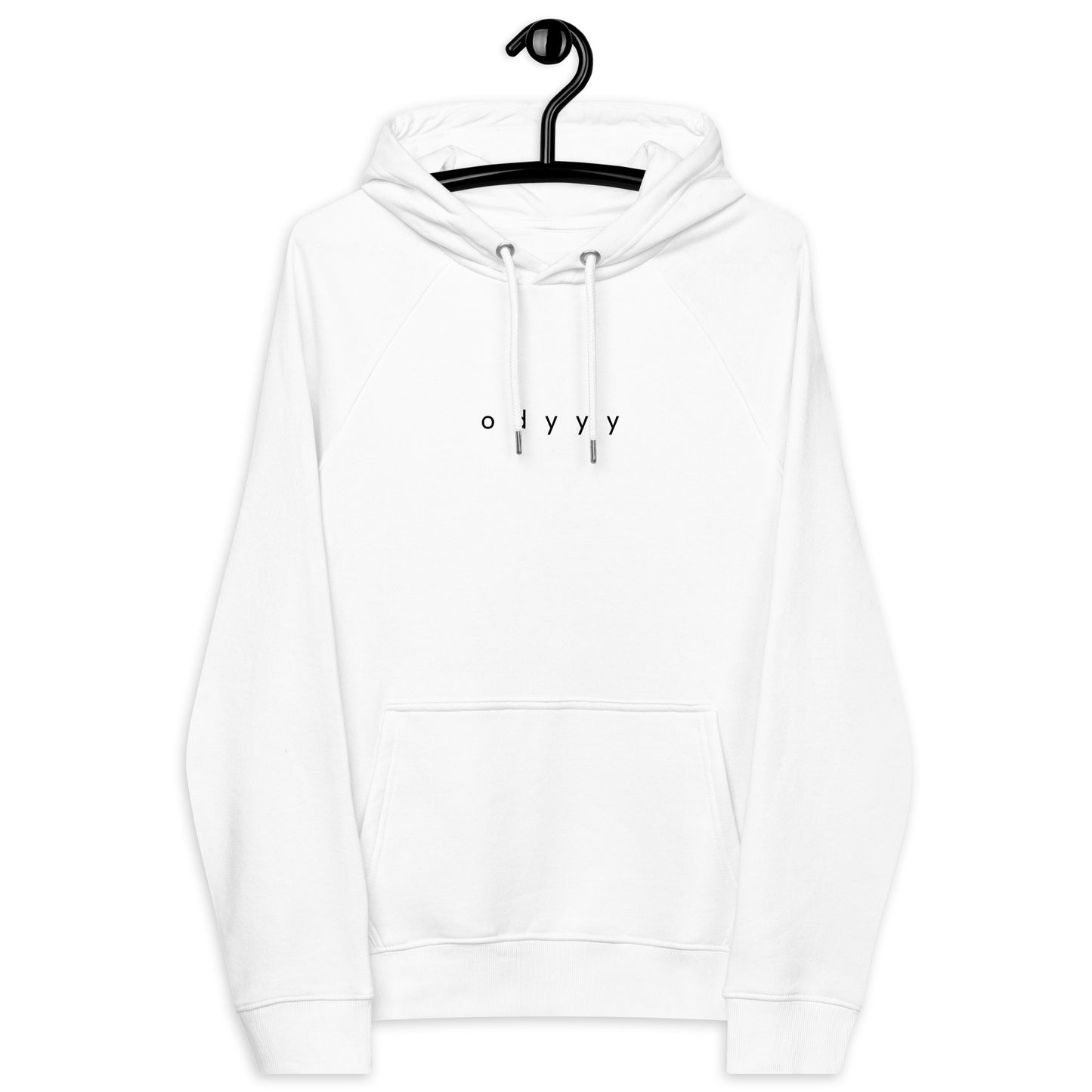 The Struggle is Real - Unisex white eco hoodie