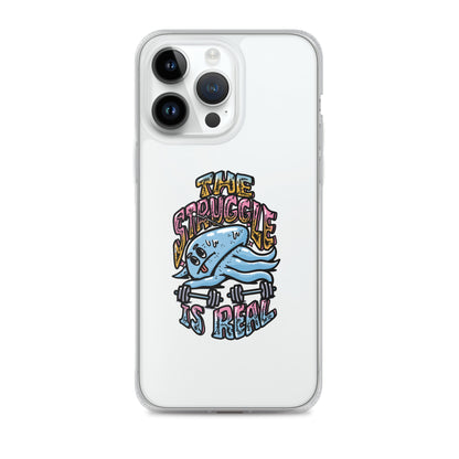 The Struggle is Real - Clear case για iPhone®