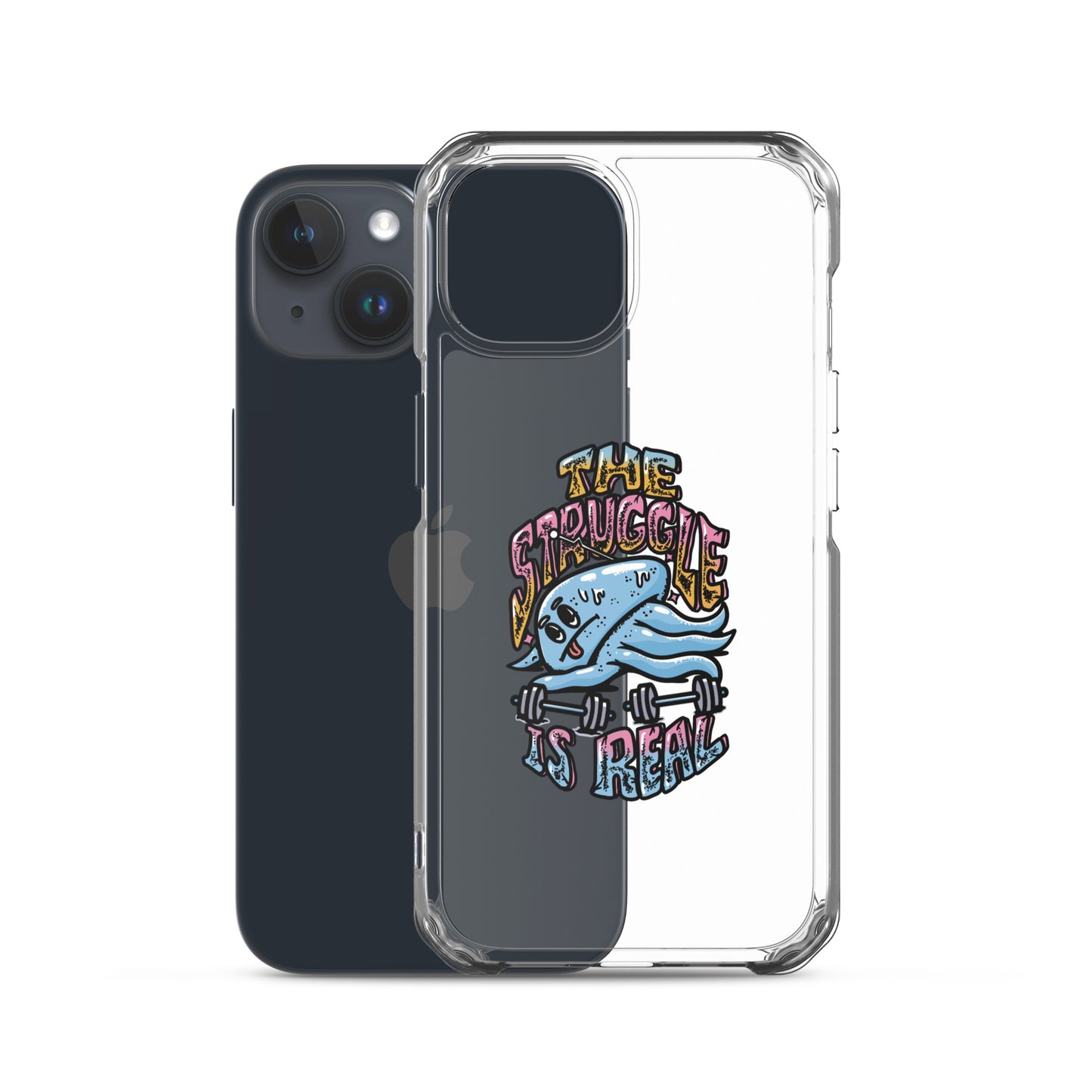 The Struggle is Real - Clear case για iPhone®