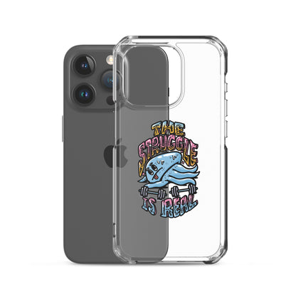 The Struggle is Real - Clear case για iPhone®