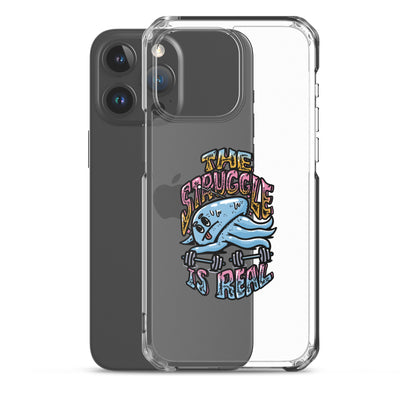 The Struggle is Real - Clear case για iPhone®