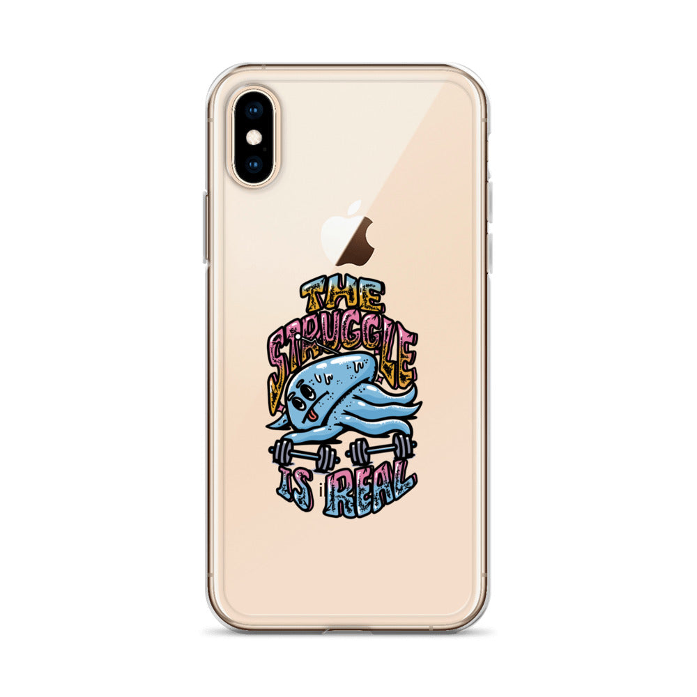 The Struggle is Real - Clear case για iPhone®