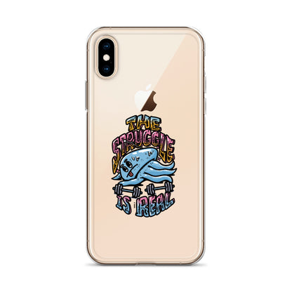 The Struggle is Real - Clear case για iPhone®