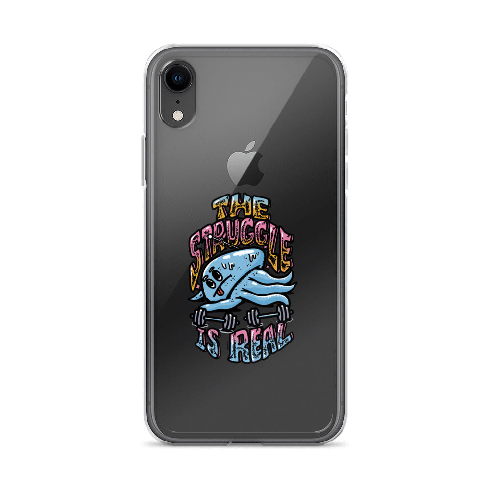 The Struggle is Real - Clear case για iPhone®