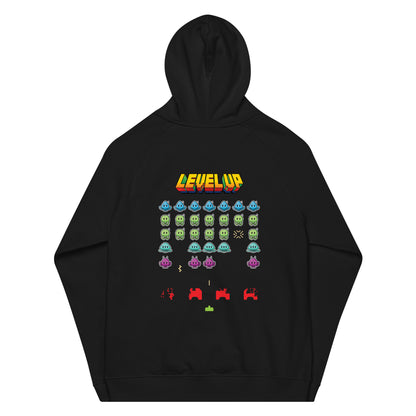 Level Up - Unisex σκούρο hoodie