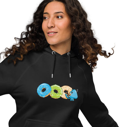 Donuts in a row - Sweatshirt à capuche unisexe