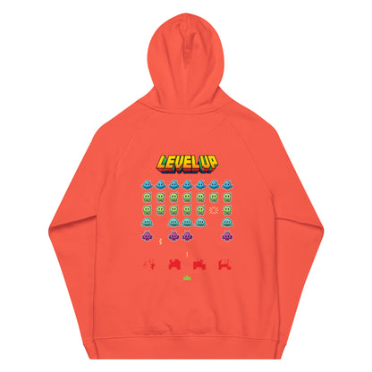 LEVEL UP - Sweatshirt à capuche écologique unisexe