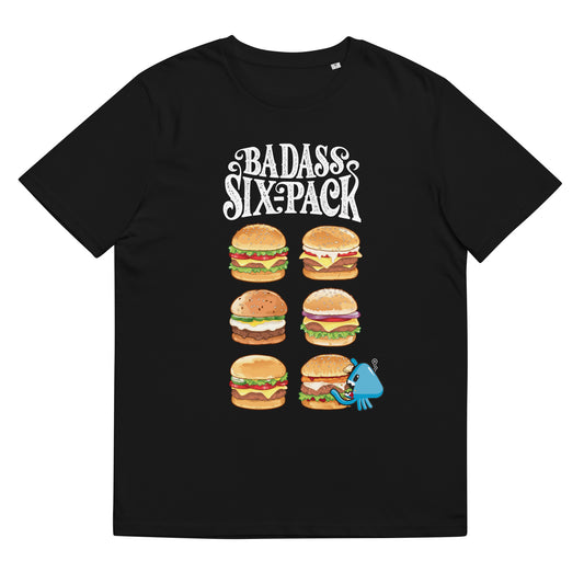 Burger Six-Pack - Unisex μπλουζάκι από οργανικό βαμβάκι