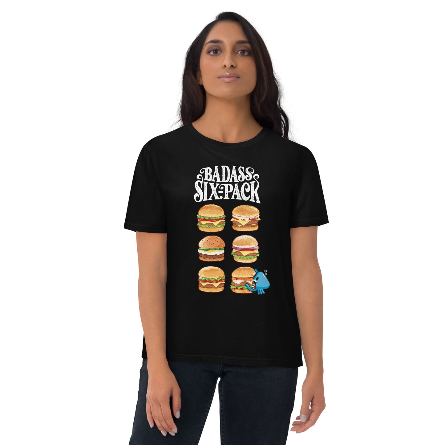 Burger Six-Pack - Unisex organic cotton t-shirt