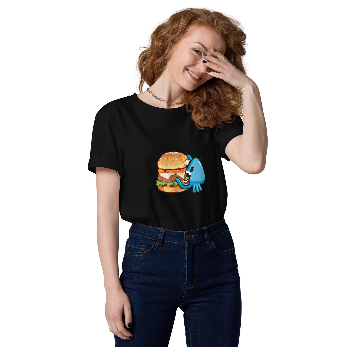 Burger - Unisex organic cotton t-shirt