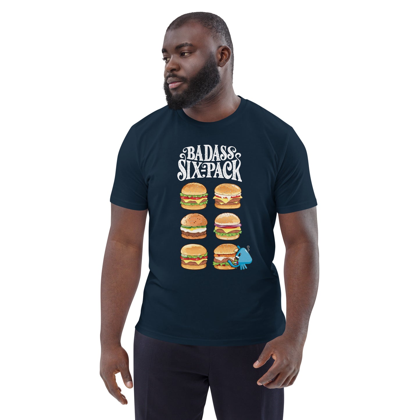 Burger Six-Pack - Unisex μπλουζάκι από οργανικό βαμβάκι