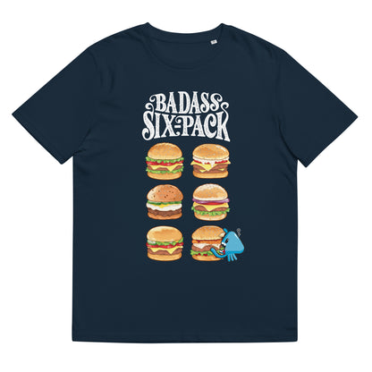 Burger Six-Pack - Unisex μπλουζάκι από οργανικό βαμβάκι