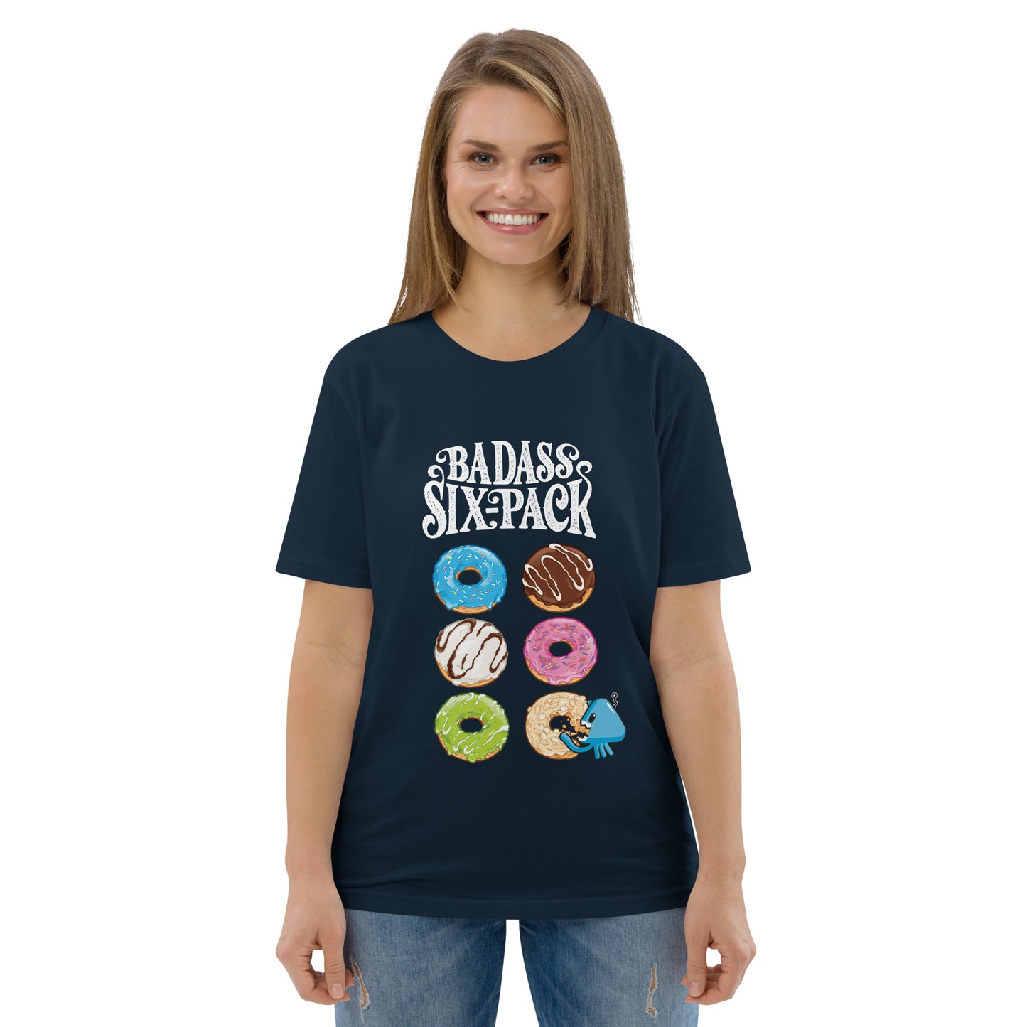 Six-Pack Donuts - T-shirt unisexe en coton bio