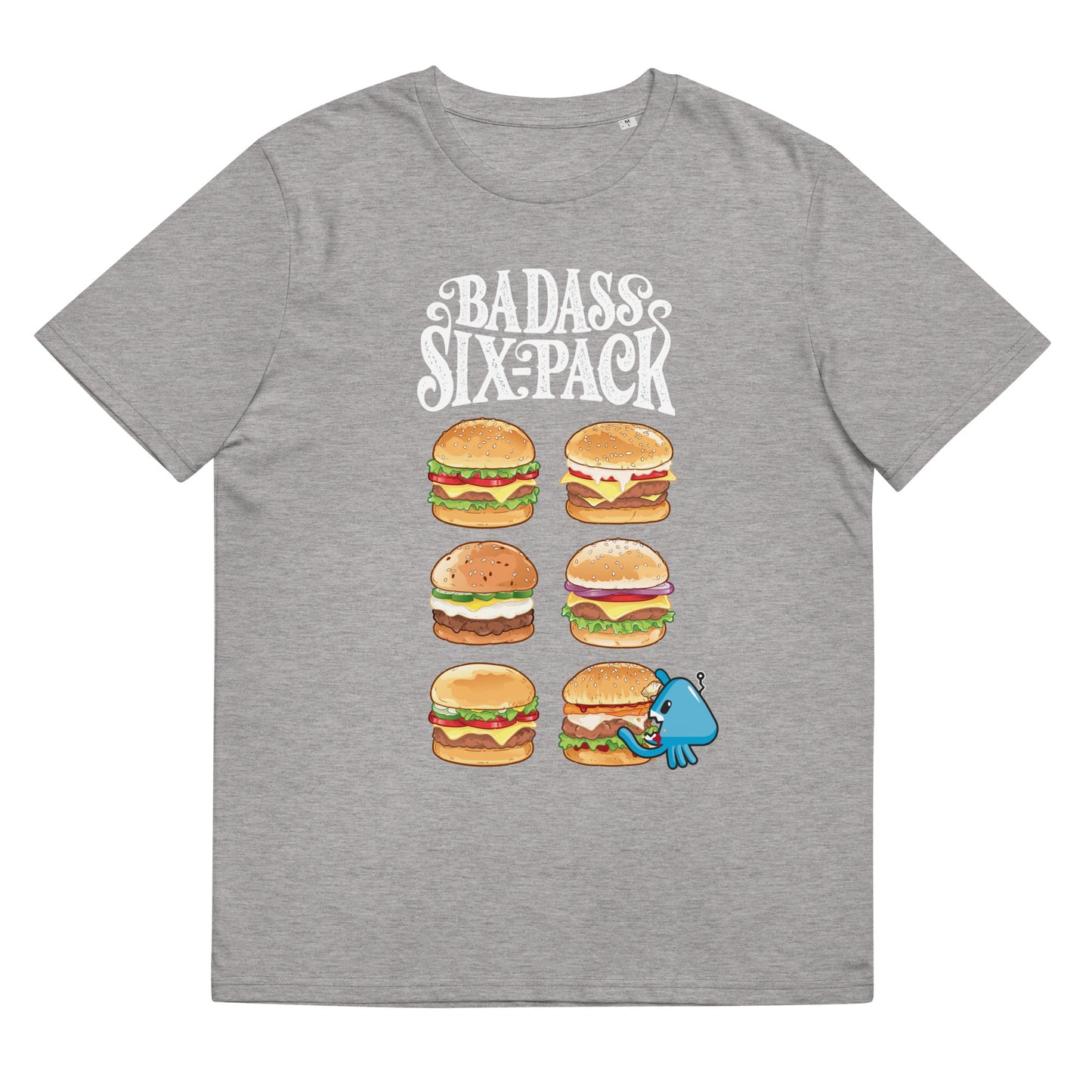 Burger Six-Pack - T-shirt unisexe en coton bio