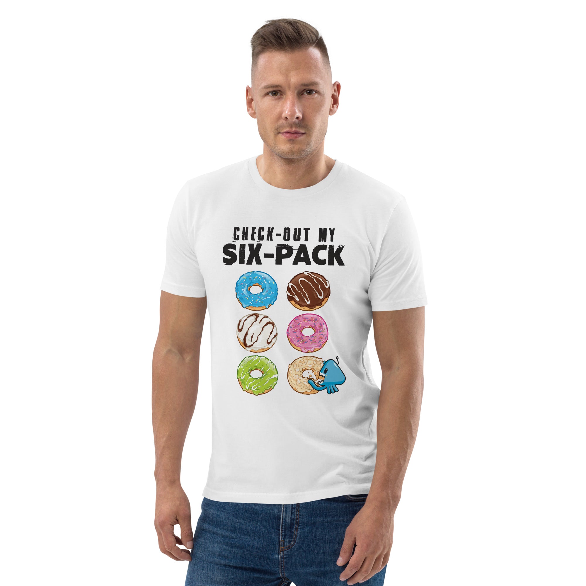 Six-Pack Donuts - Unisex organic cotton t-shirt