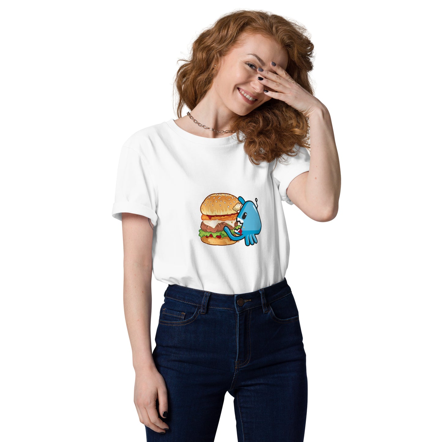 Burger - Unisex organic cotton t-shirt